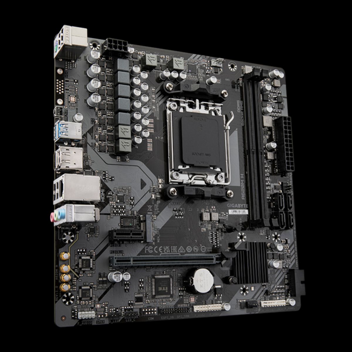 GIGABYTE - Motherboard Gigabyte A620M S2H rev 1 0 Chipset AMD A620 AM5 mATX