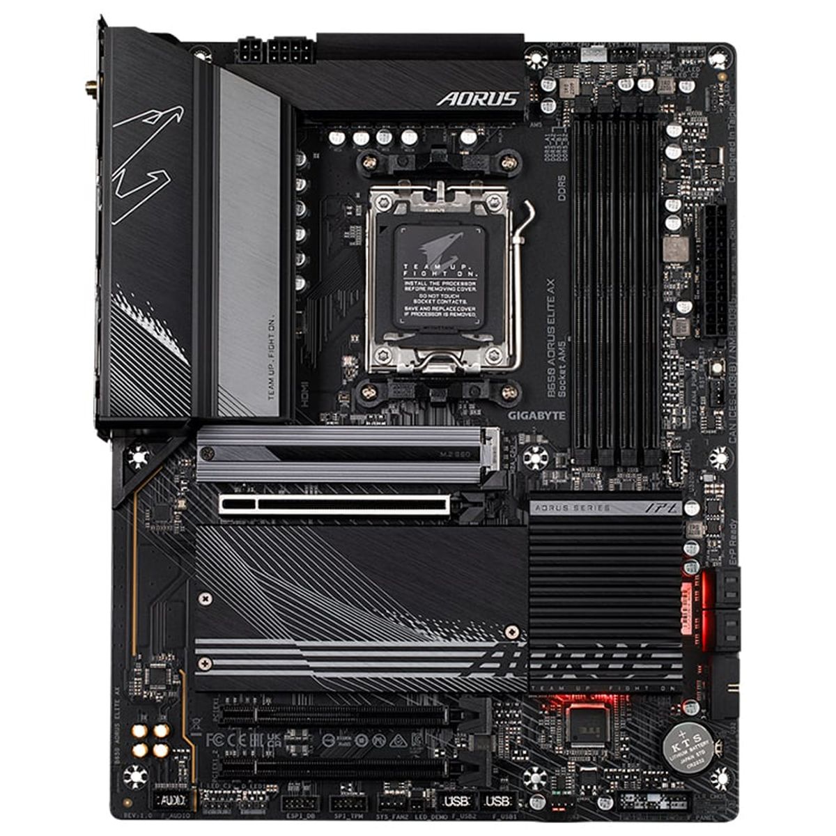 GIGABYTE - Motherboard Gigabyte B650 AORUS ELITE AX Chipset AMD B650 AM5 ATX