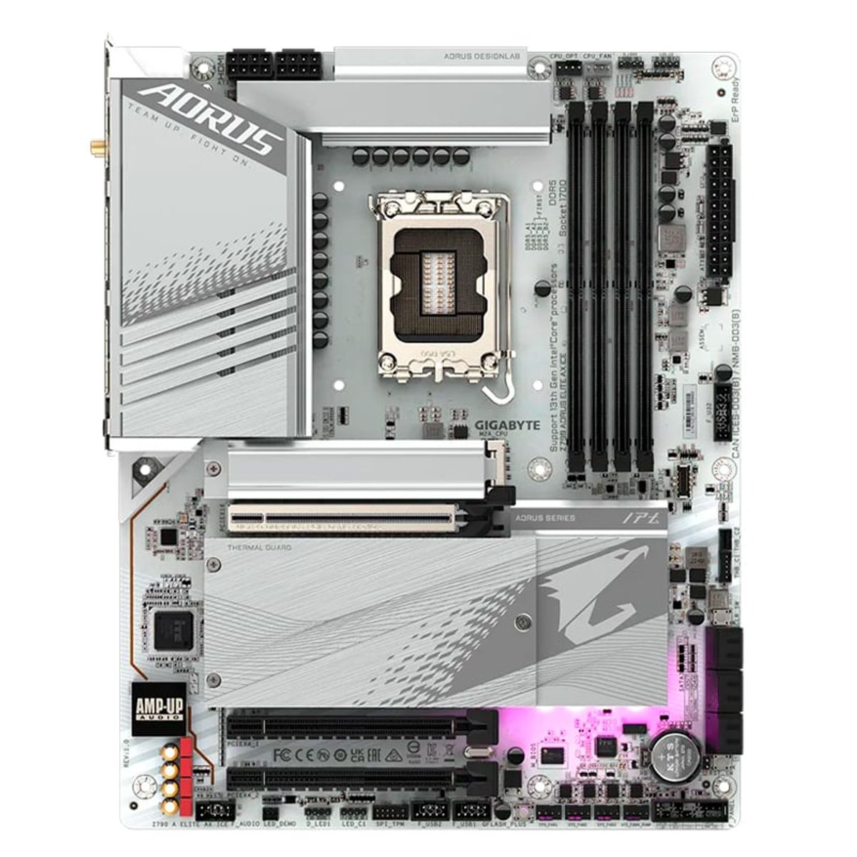 GIGABYTE - Motherboard Gigabyte Z790 AORUS ELITE AX ICE rev 1 0 Z790 LGA1700 ATX