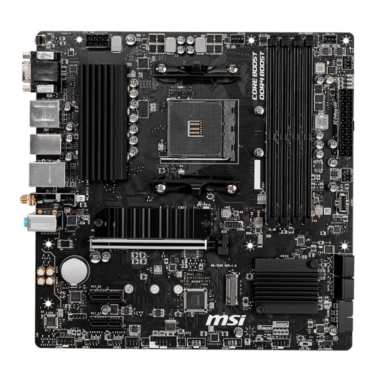 MSI - Motherboard MSI B550M PRO-VDH WIFI AMD B550 AM4 VGA HDMI DP USB 3 2