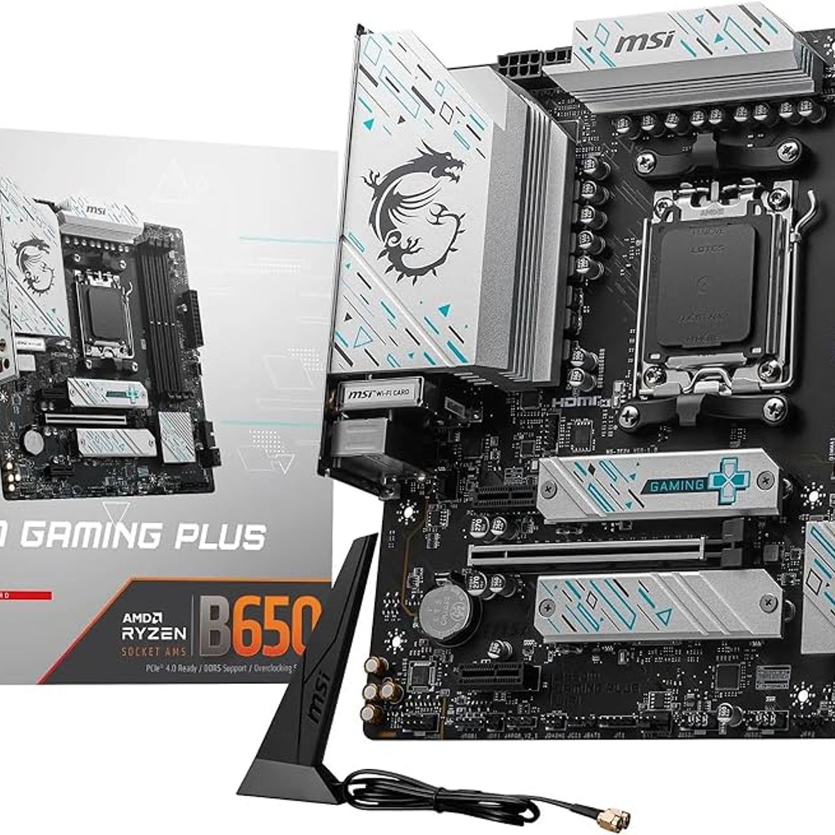 MSI - Motherboard MSI B650M GAMING PLUS WIFI Chipset AMD B650 AMD AM5 mATX