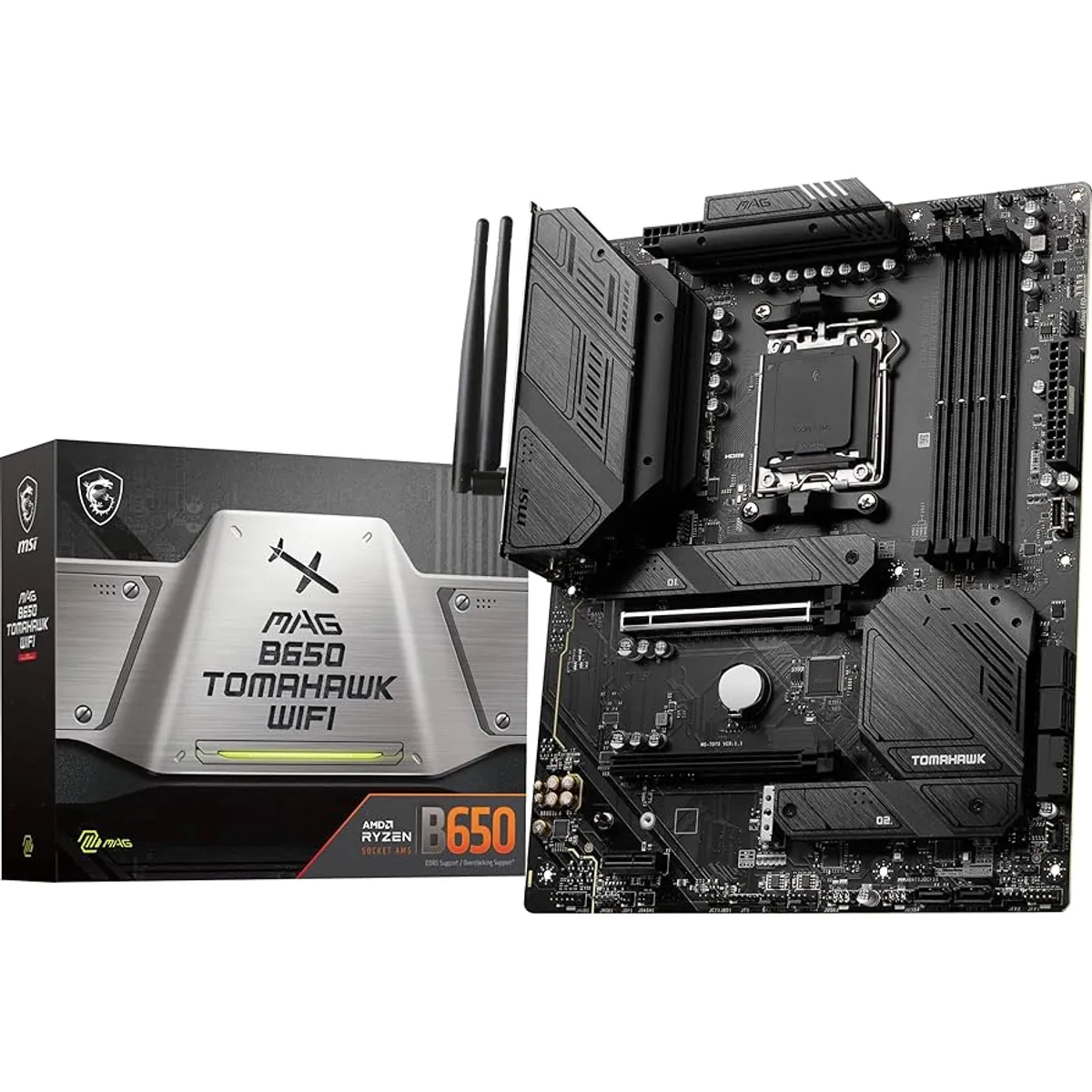 MSI - Motherboard MSI MAG B650 TOMAHAWK WIFI Chipset AMD B650 Socket AM5 ATX