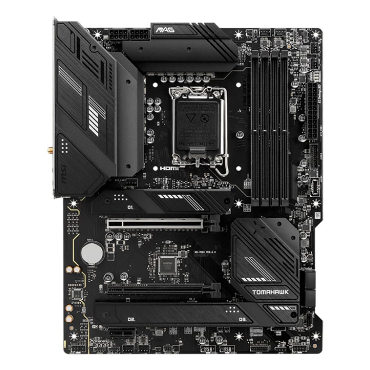 MSI - Motherboard MSI MAG B760 TOMAHAWK WIFI Intel B760 LGA1700 HDMI DP ATX