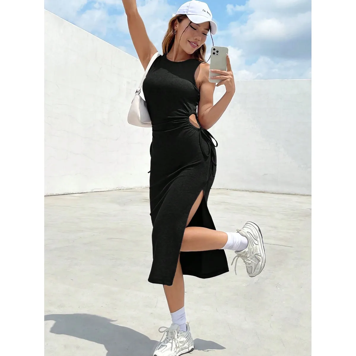 GENERICO - Vestido Elite con abertura lateral