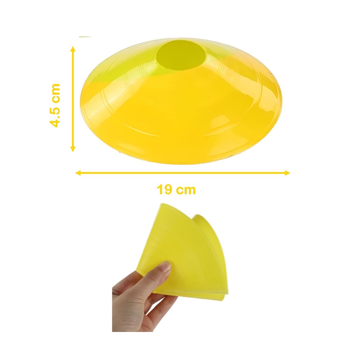 GENERICO - PLATILLOS TORTUGA ENTRENAMIENTO DEPORTIVO – PACK X 12 UDS