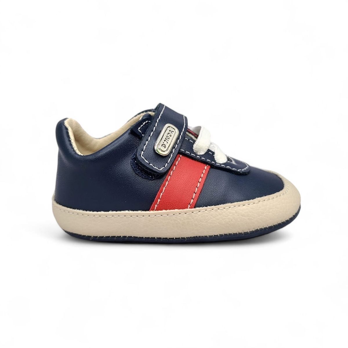 GENERICO - Zapato pega pasador elástico azul para niño bebé