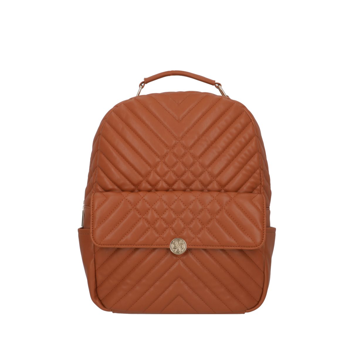 SECRET - Mochila Milan Grande Medium Brown