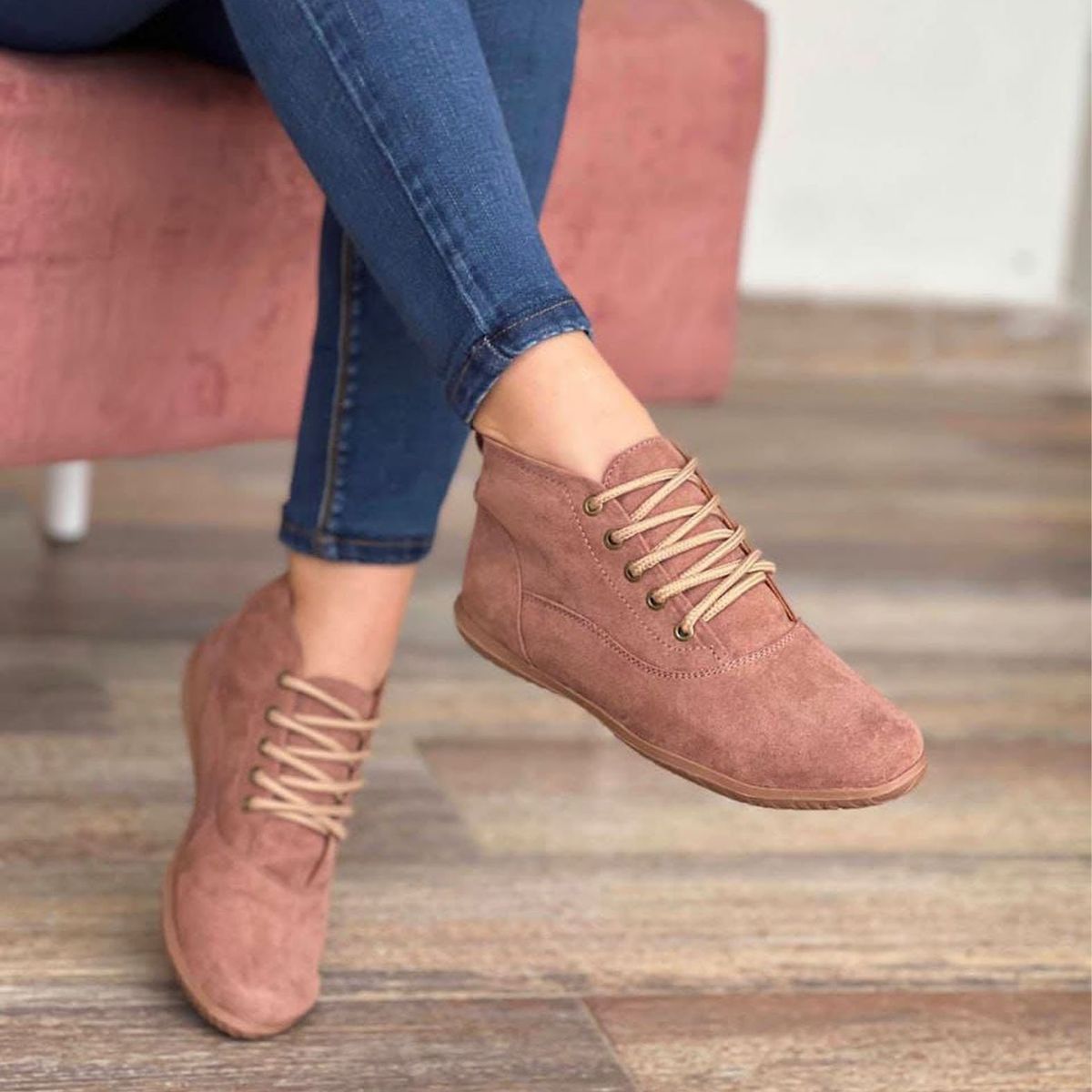 GENERICO - Botin Mujer Trm2046L-40 Color Beige.-