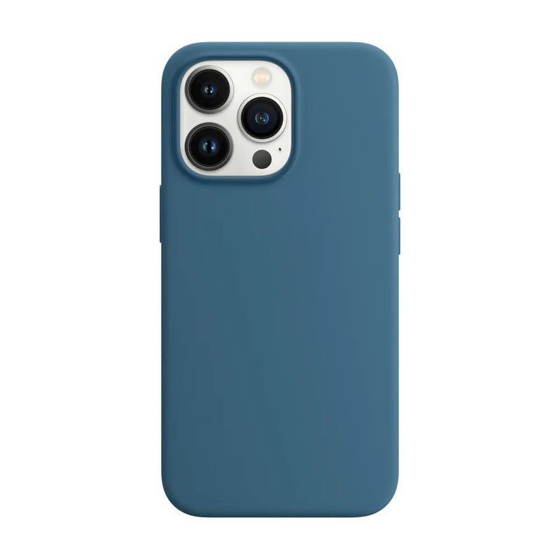 GENERICO - CASE DE SILICONA PARA IPHONE 12 AZUL