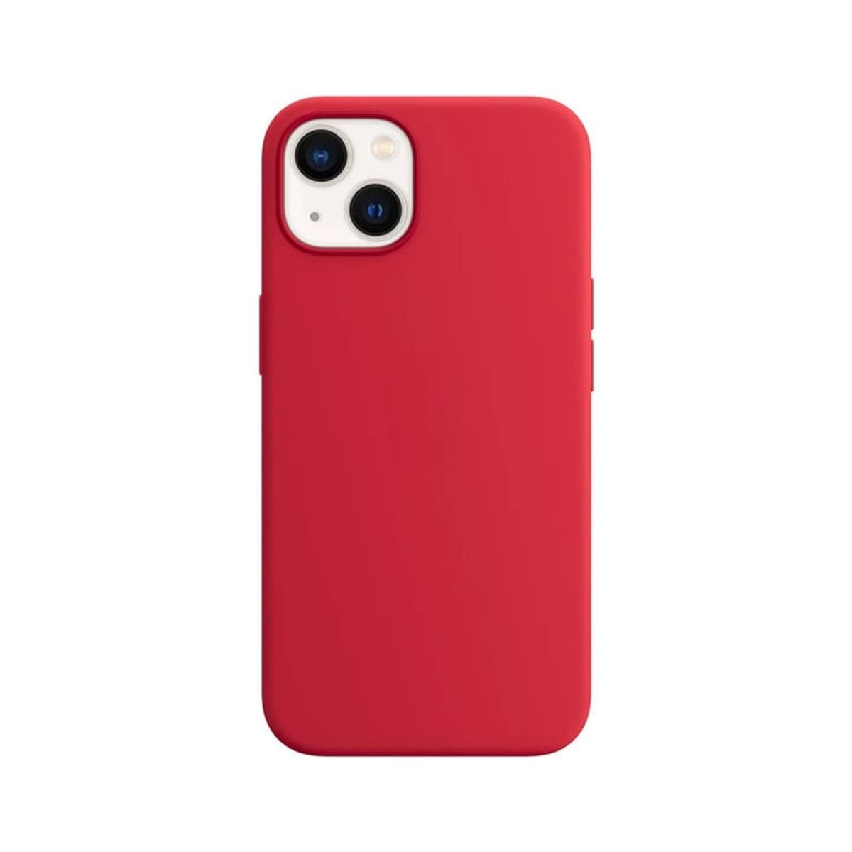 GENERICO - CASE DE SILICONA PARA IPHONE13 MINI ROJO