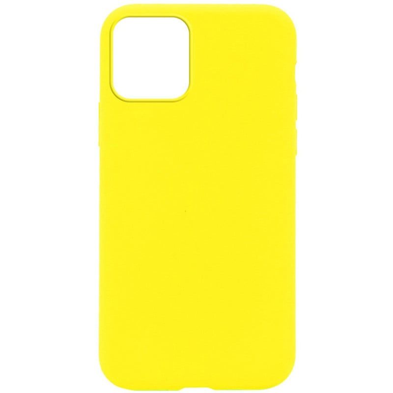 GENERICO - CASE DE SILICONA PARA IPHONE13 PRO MAX AMARILLO