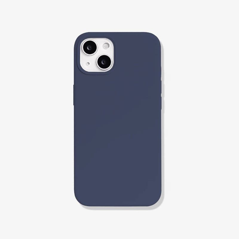 GENERICO - CASE DE SILICONA PARA IPHONE13 PRO MAX AZUL MARINO