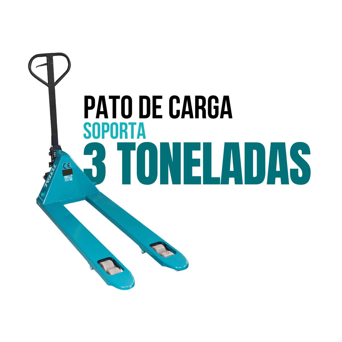 TOTAL TOOLS - Pato de carga soporta 3 toneladas Total
