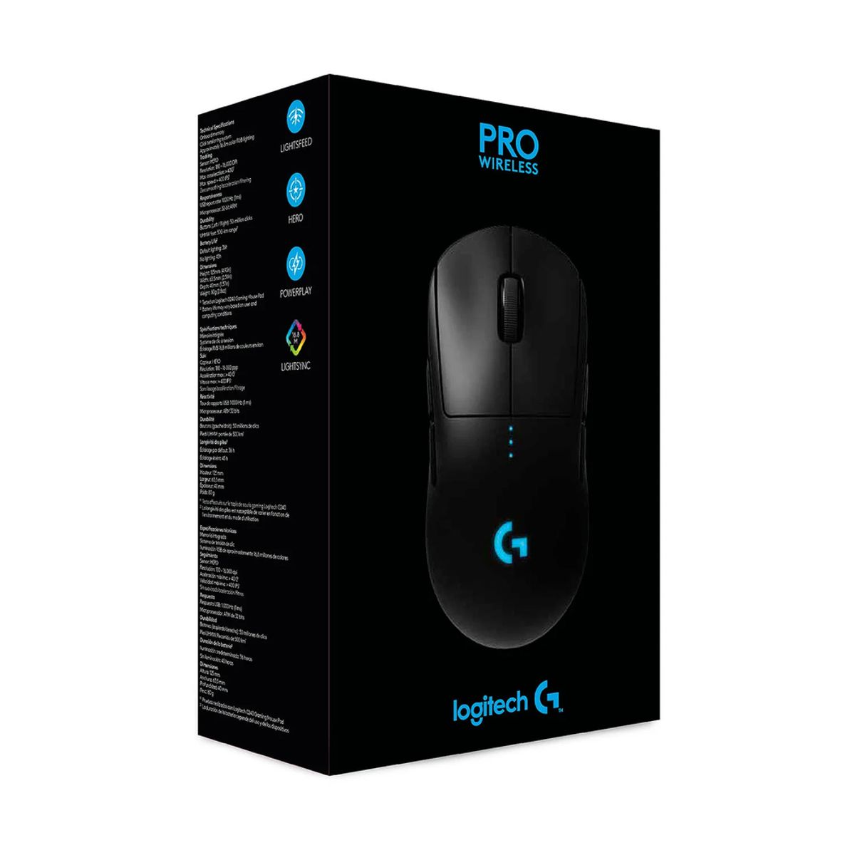 LOGITECH - MOUSE LOGITECH G PRO WIRELESS LIGHTSPEED  910-005270  GAMING