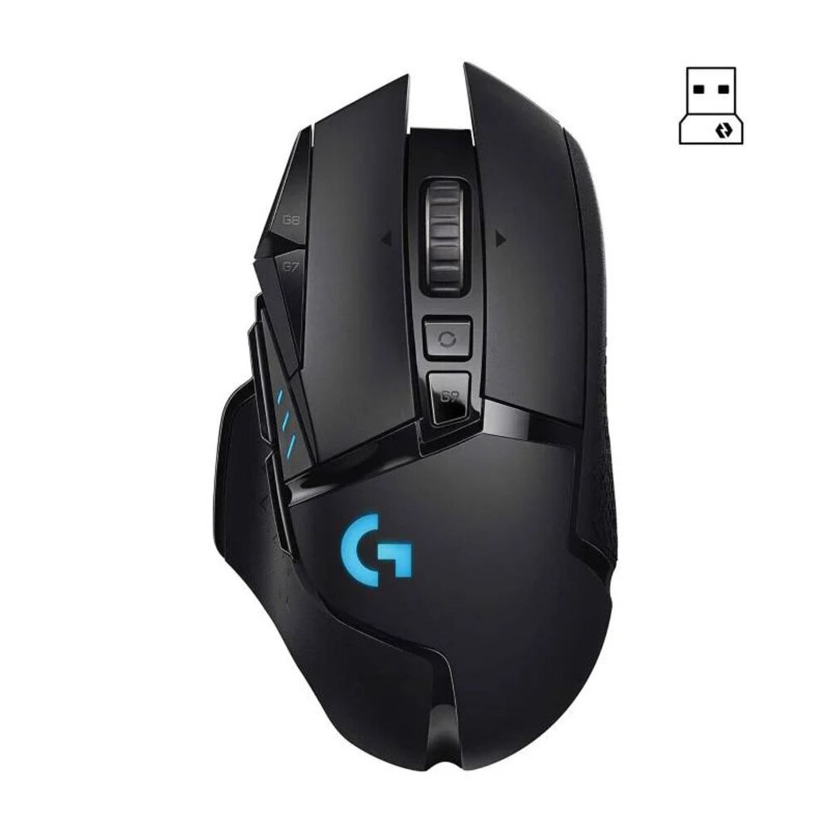 LOGITECH - MOUSE LOGITECH G502 LIGTHSPEED BLACK 910-005565 GAMING