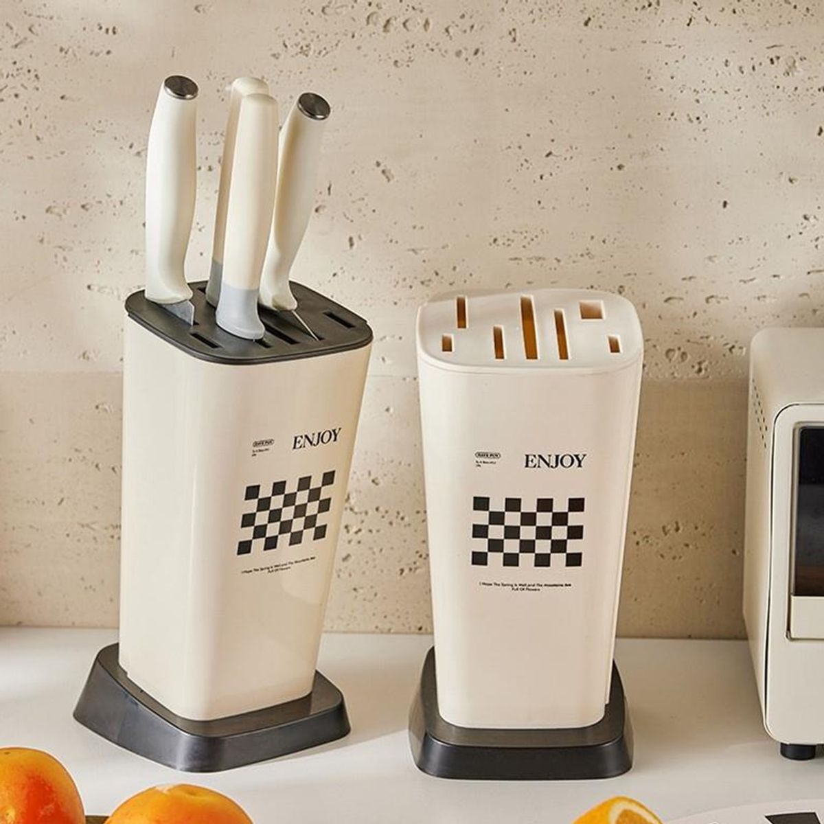 GENERICO - Porta Cuchillos de Cocina Soporte de Cuchillo para 6 Piezas