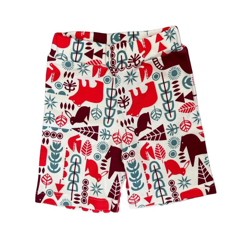 Short de algodon pima rojo navidad RED CARROT