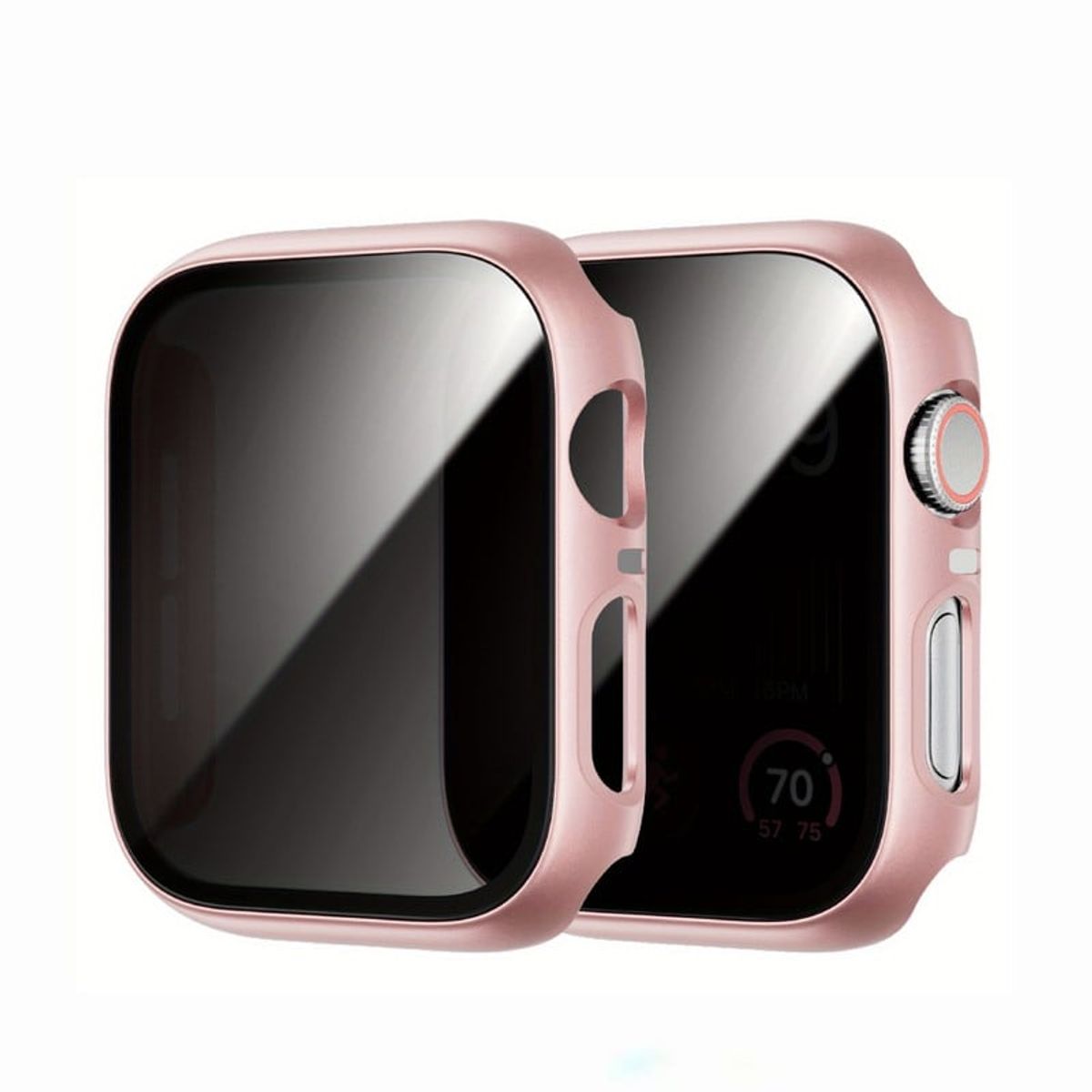 GENERICO - Cover Para Apple Watch 49MM Glass Antiespia - Gold Rose
