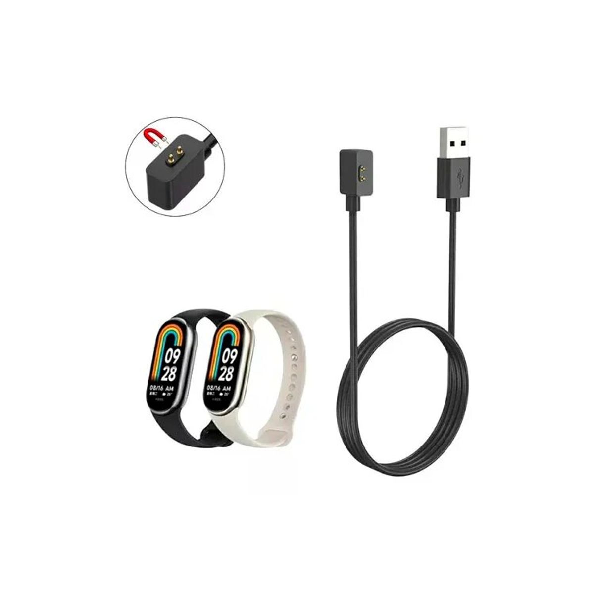 GENERICO - Cargador para Xiaomi Redmi Watch 4 Negro