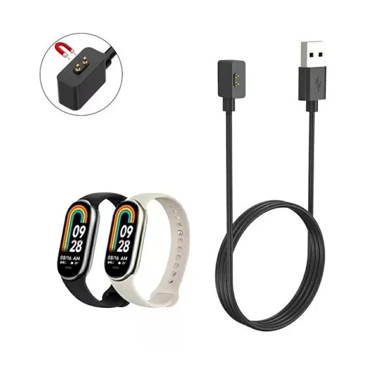 GENERICO - Cargador para Xiaomi Redmi Watch 2 Lite Negro