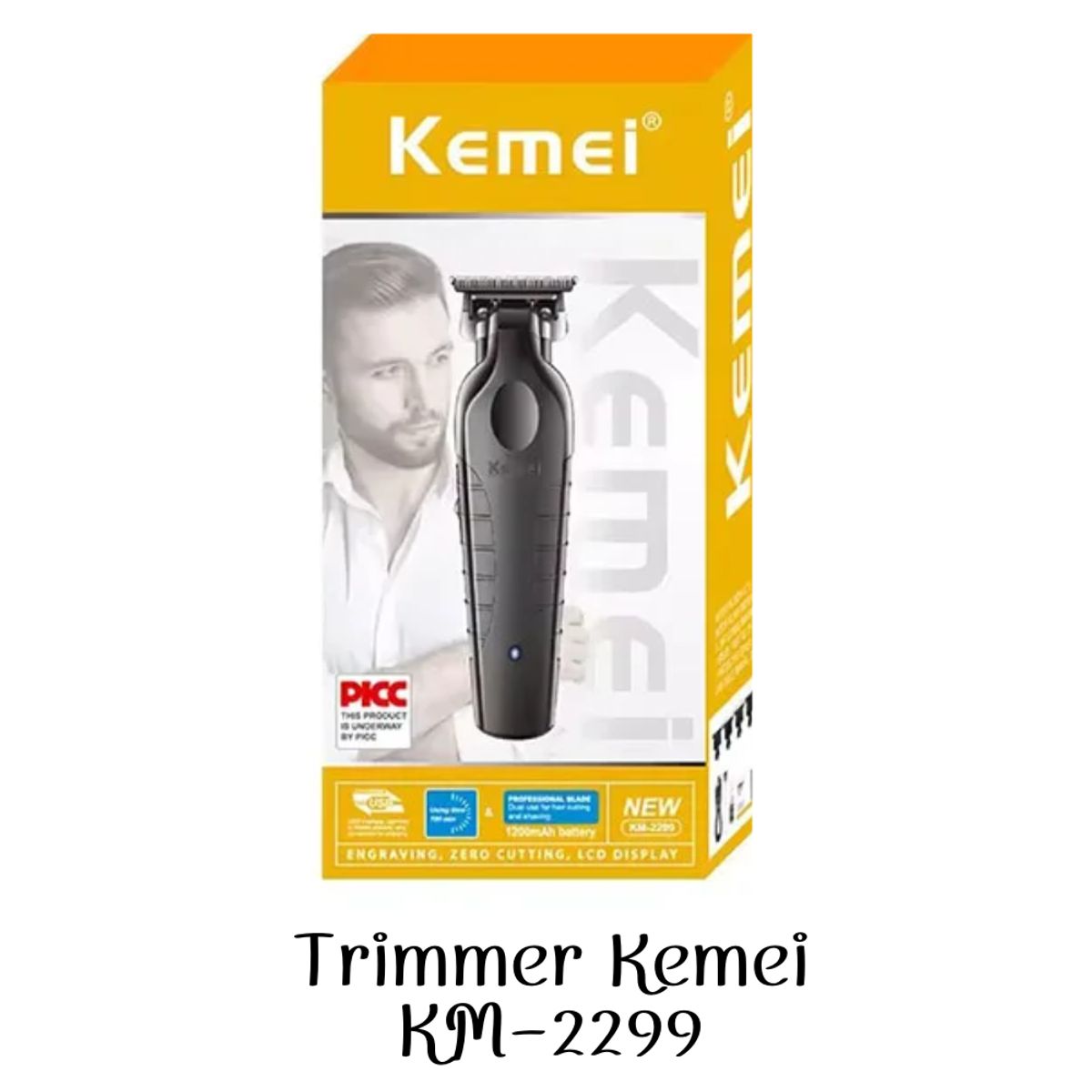 KEMEI - Trimmer Kemei Recargable KM-2299