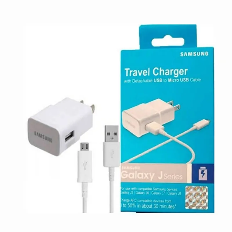 SAMSUNG - Cargador Samsung para Galaxy J8 - Blanco