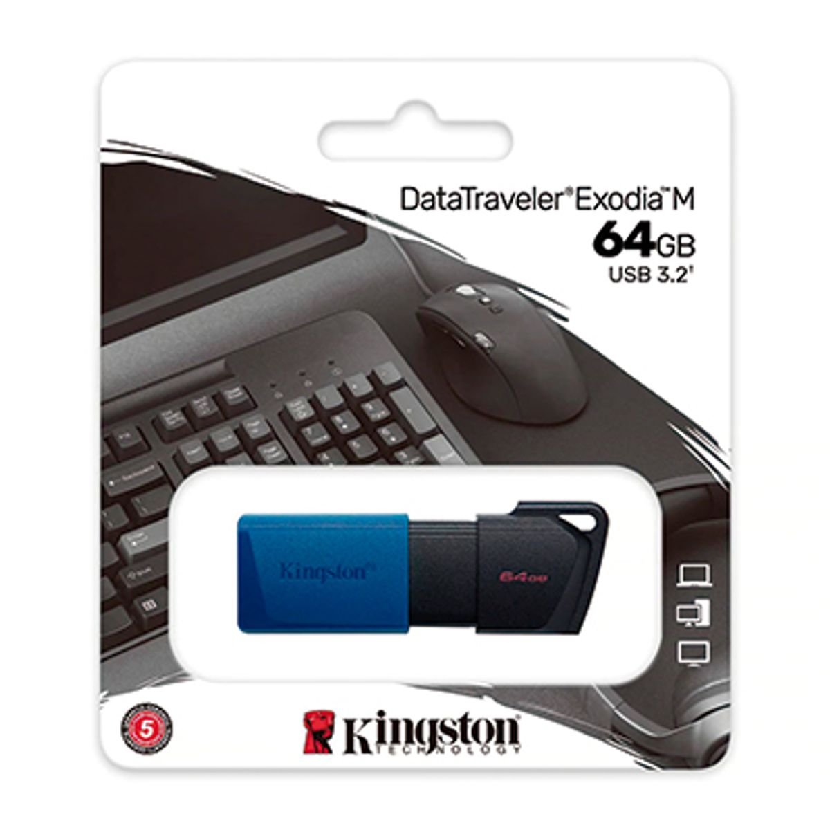 KINGSTON - MEMORIA USB 3.2 KINGSTON EXODIA 64 GB