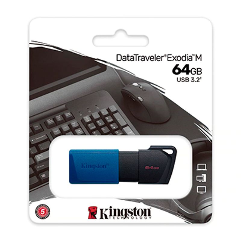 KINGSTON - MEMORIA USB 3.2 KINGSTON EXODIA 64 GB