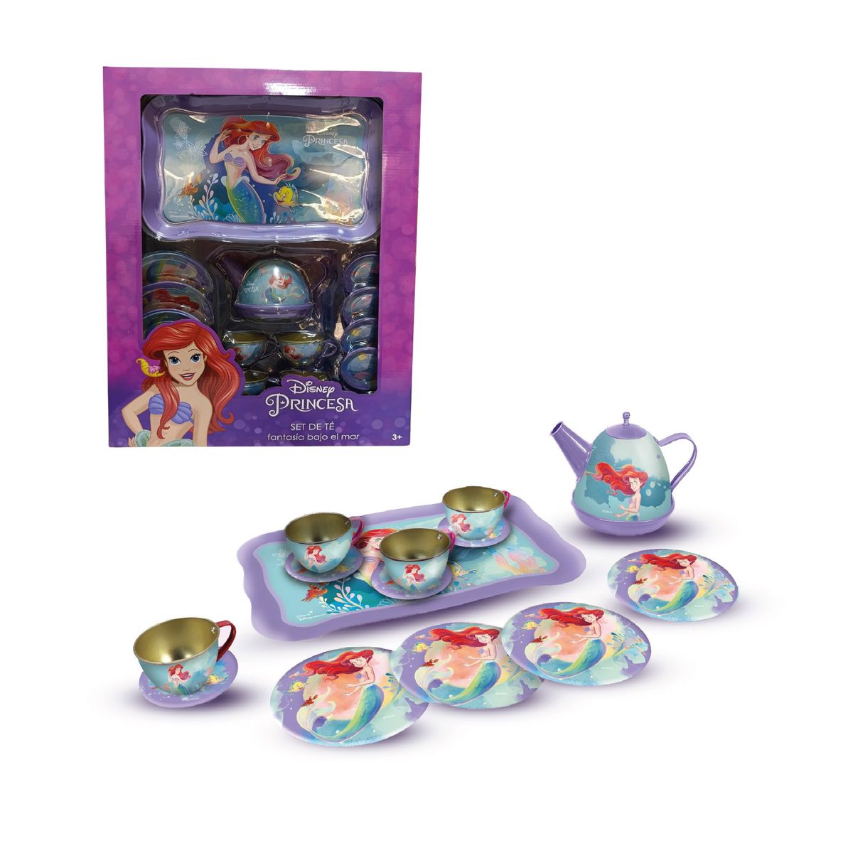 DISNEY CLASICOS - SET DE TE DE SIRENITA ARIEL