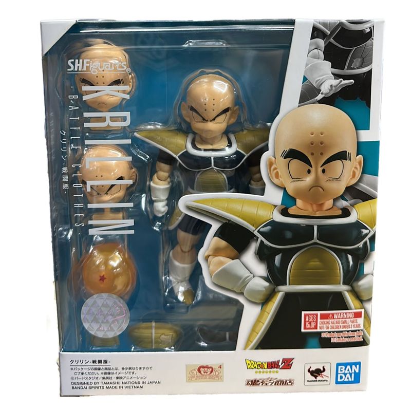 Figurine Dragon Ball Z – SH Figuarts Krilin (Tenue Combat Namek) – Bandai