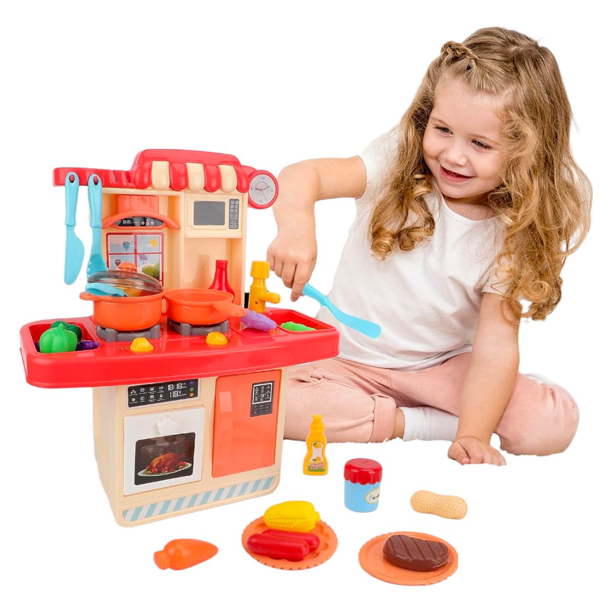 GENERICO - Juguete de Cocina Pequeña Cocinera Feliz