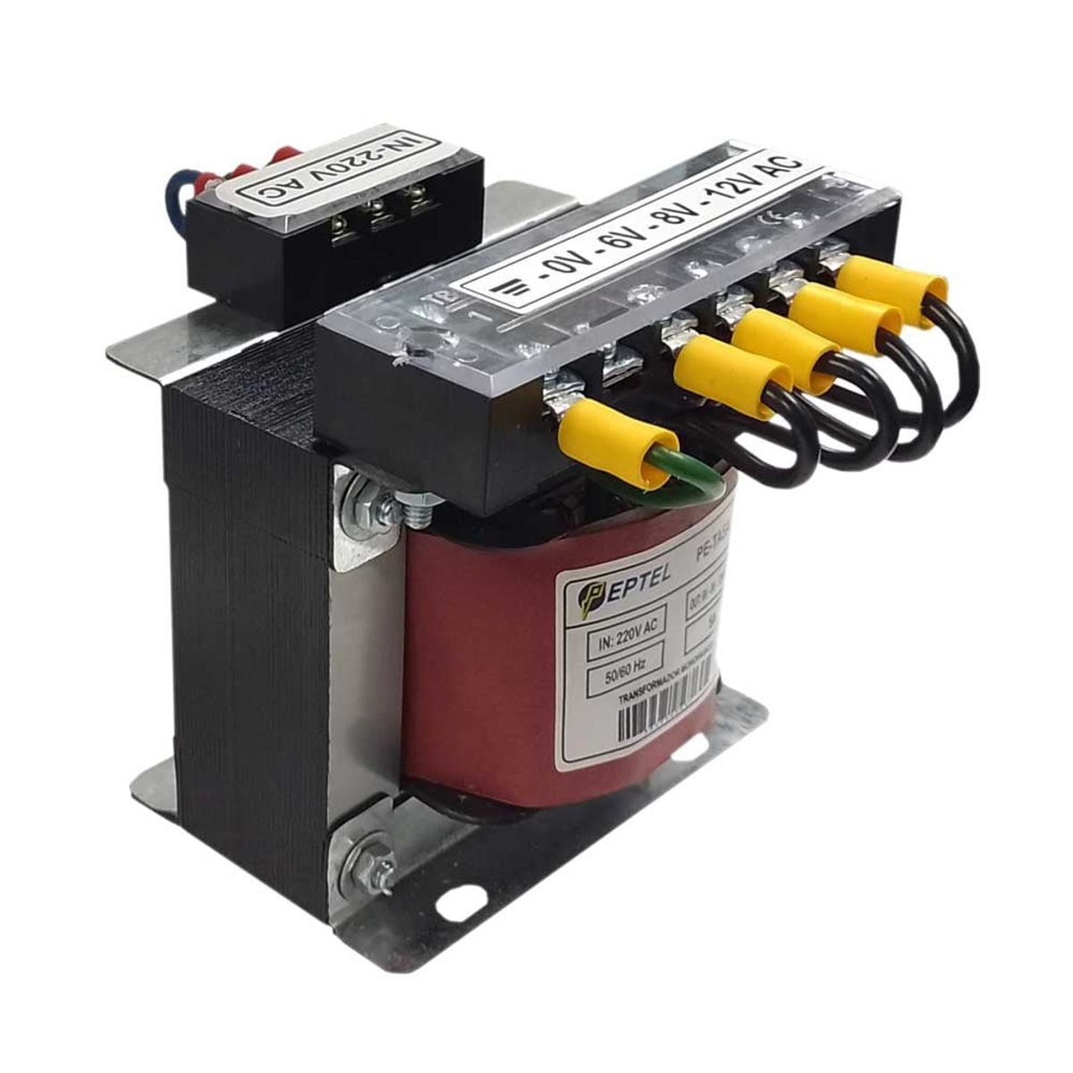 VOITA POWER - Transformador monofásico 220V A 6V 8V 12V 5A