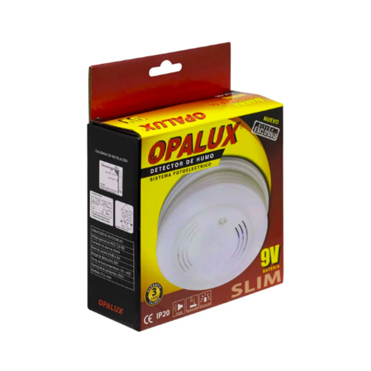 OPALUX - Detector de Humo LX-98 OPALUX
