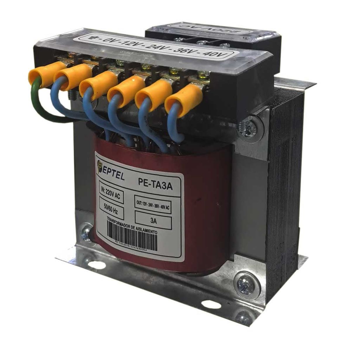 VOITA POWER - Transformador monofásico 220V A 12v  24v  36v  40V 3A