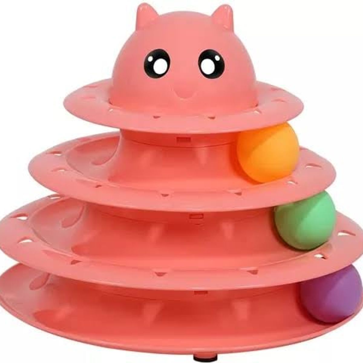 GENERICO - Juguete para mascota torre para gato Rosado