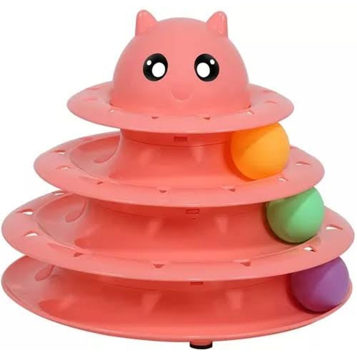 GENERICO - Juguete para mascota torre para gato Rosado