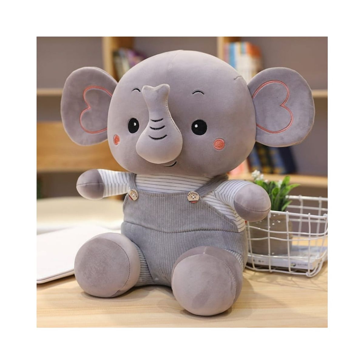 GENERICO - Peluche Elefante Baby Gris Pandora Home