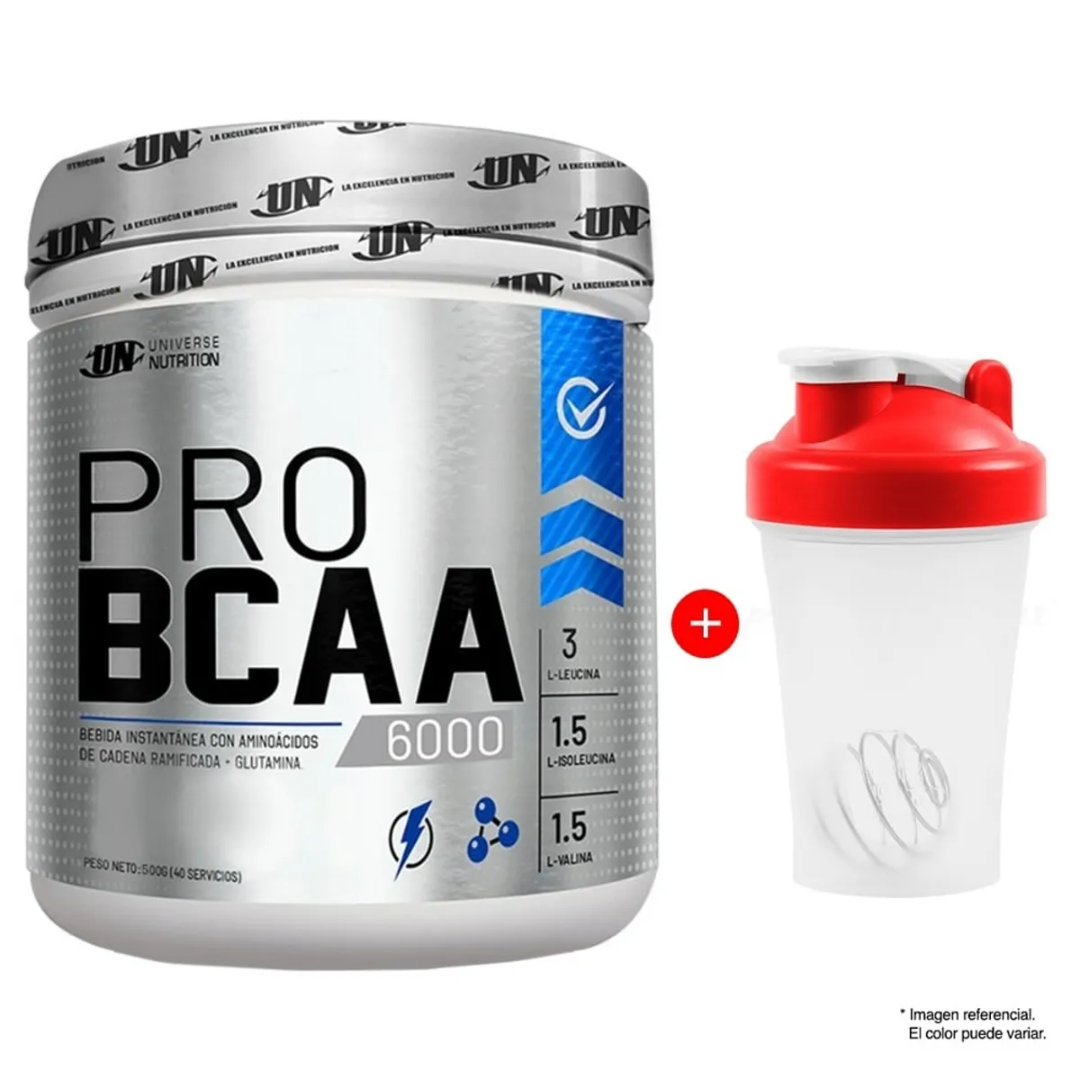 UNIVERSE NUTRITION - PRO BCAA 6000 500GR UNIVERSE NUTRITION NARANJA