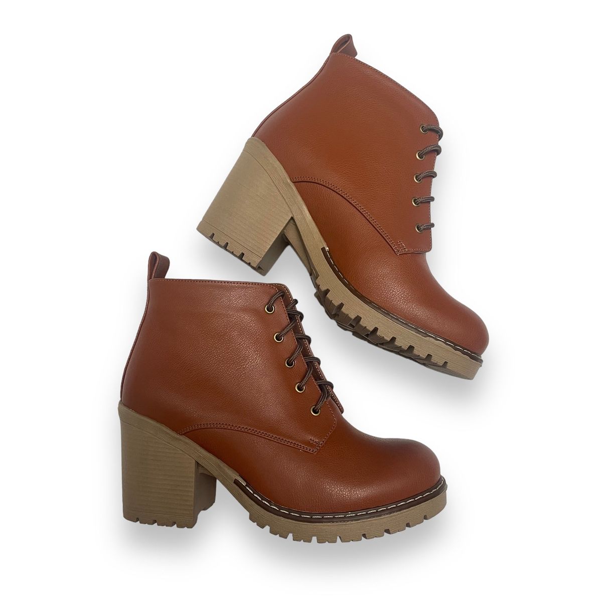 GENERICO - Botines para mujer Misshus Antonieta caramelo ci