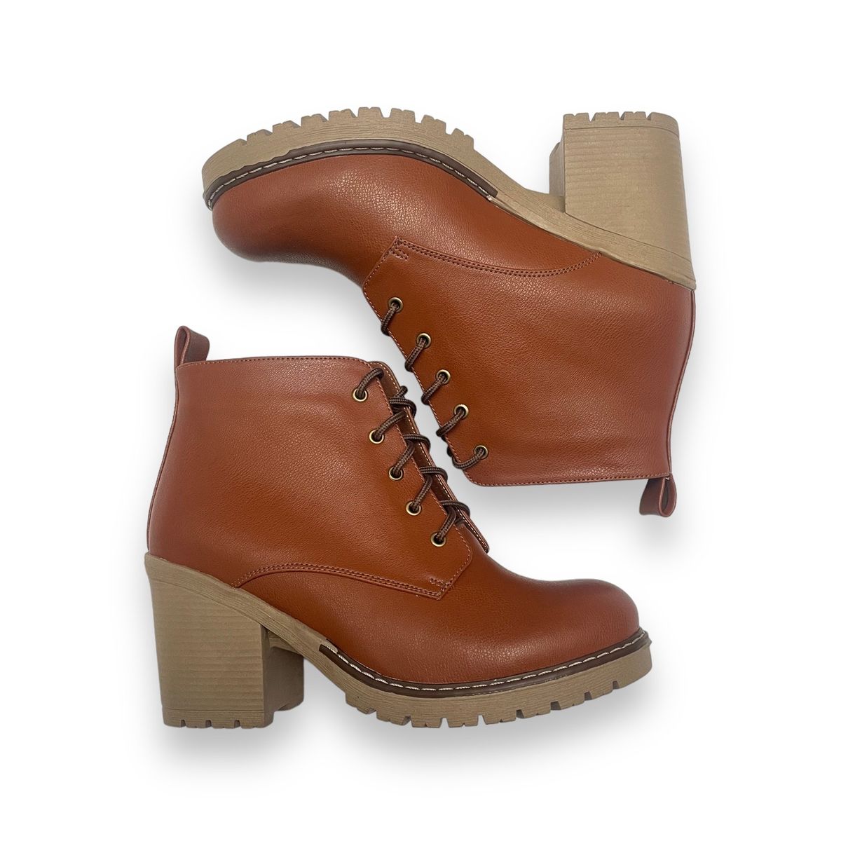 GENERICO - Botines para mujer Misshus Antonieta caramelo ci