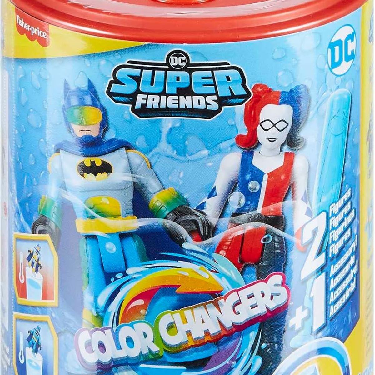 IMAGINEXT - DC Super Friends - Batman y Harley Quinn cambian de color