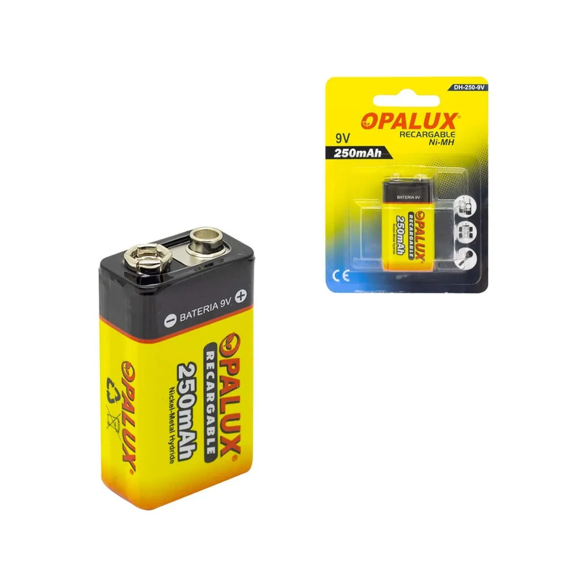 OPALUX - Kit Cargador + 2 Baterías Recargables MIHABA-BDD3 OPALUX