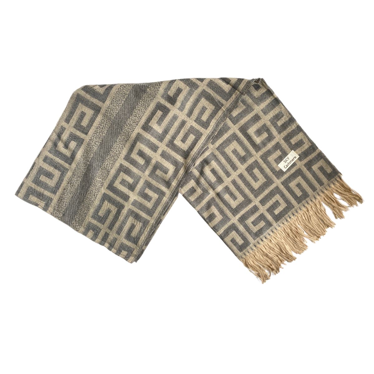 KAST PE - Bufanda Chalina Marta Turquesa Diseño Clásico para Climas Fríos