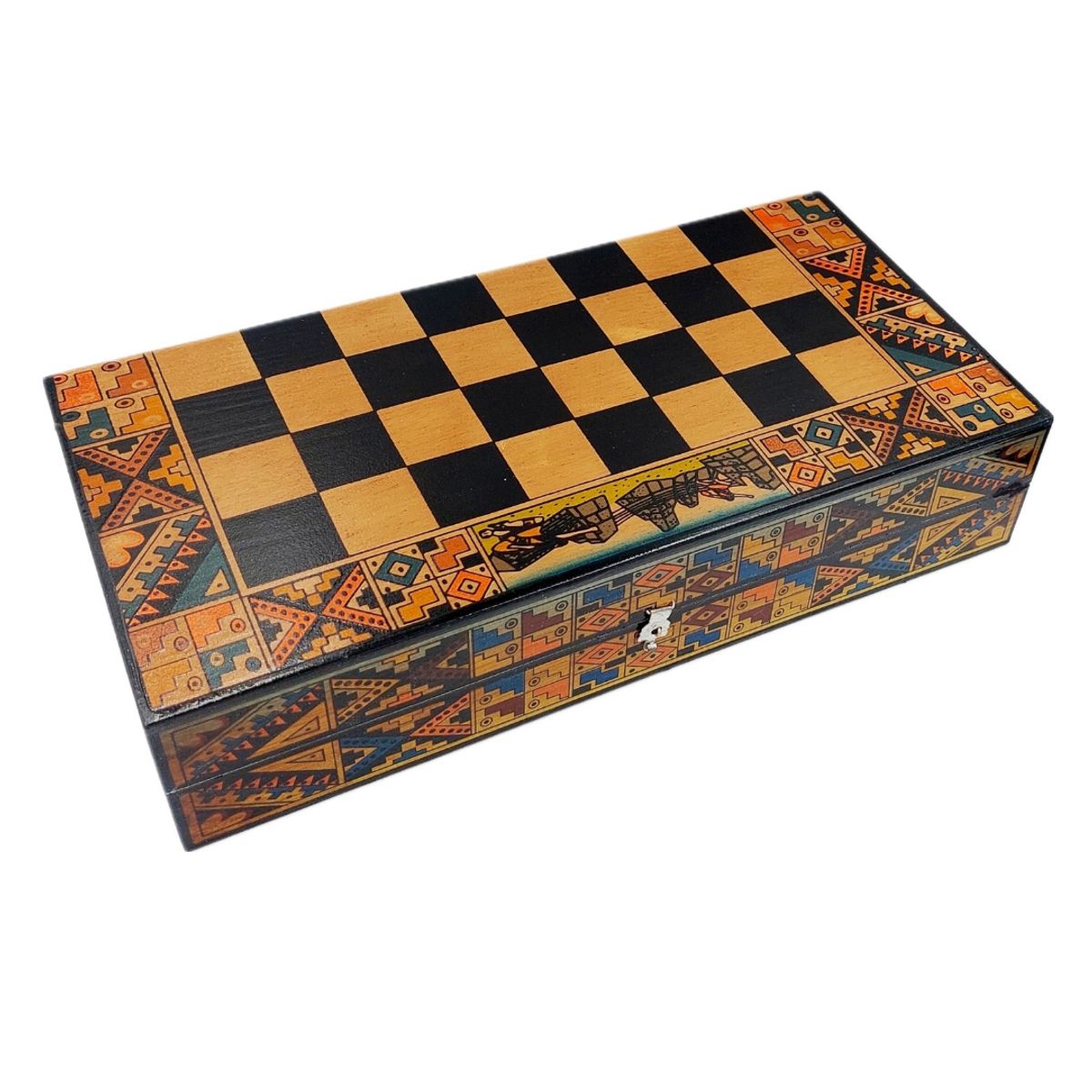 GENERICO - Tablero de Ajedrez Artesanal Peruano