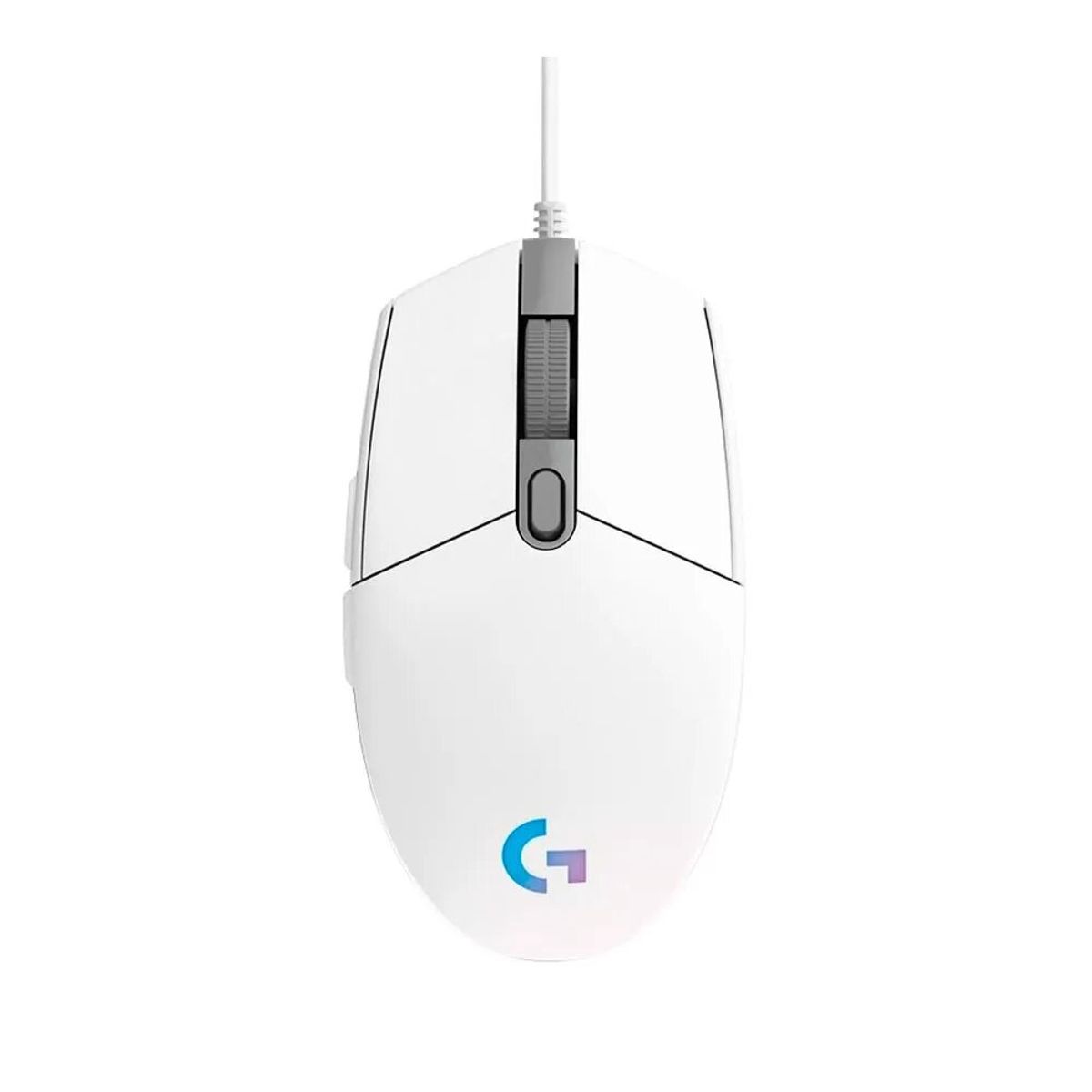 LOGITECH - MOUSE LOGITECH G203 LIGHTSYNC WHITE 910-005791