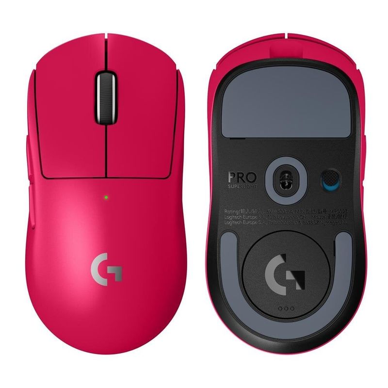 LOGITECH - MOUSE LOGITECH G PRO X SUPERLIGHT 2 MAGENTA WIRELESS ( 910-006795 )