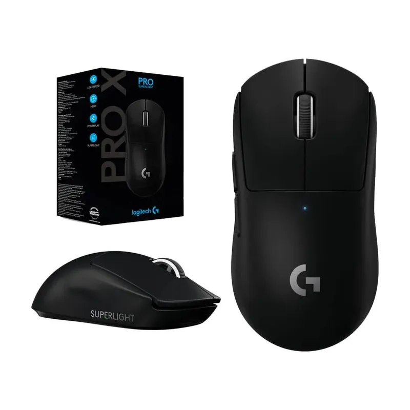 LOGITECH - MOUSE LOGITECH G PRO X SUPERLIGHT 910-005878 BLACK