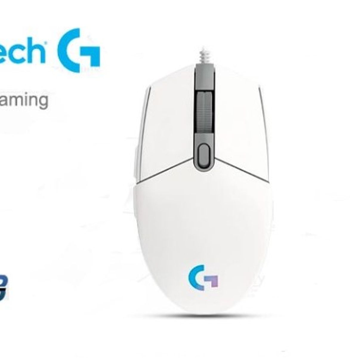 LOGITECH - Mouse Logitech G203 Lightsync -Blanco