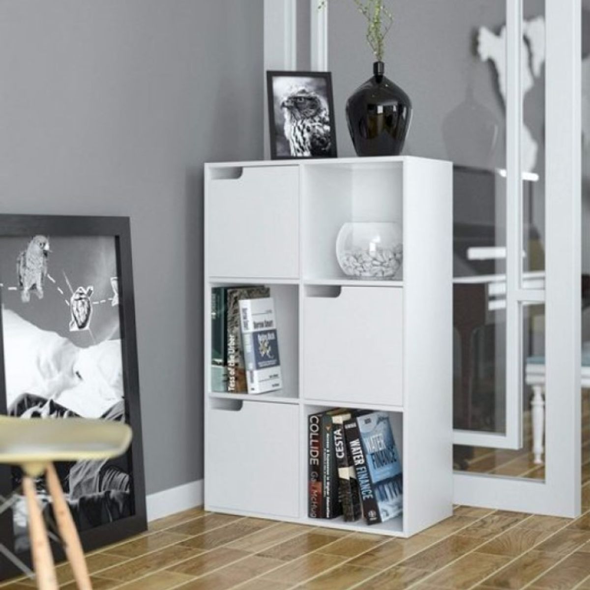 73 EXPERIENCE - Librero Loren Color Blanco 73 Experience