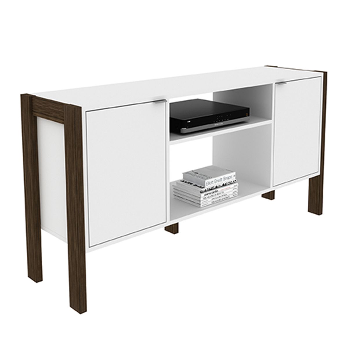 2020 HOME PERU - Mesa de TV 55 Pulgadas Canadá - Blanco Nogal